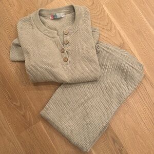 Free people Hailey tan sweater set. Worn a couple of times. Perfect condition.